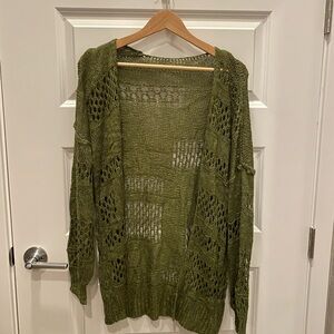 Olive Green Knit Sweater